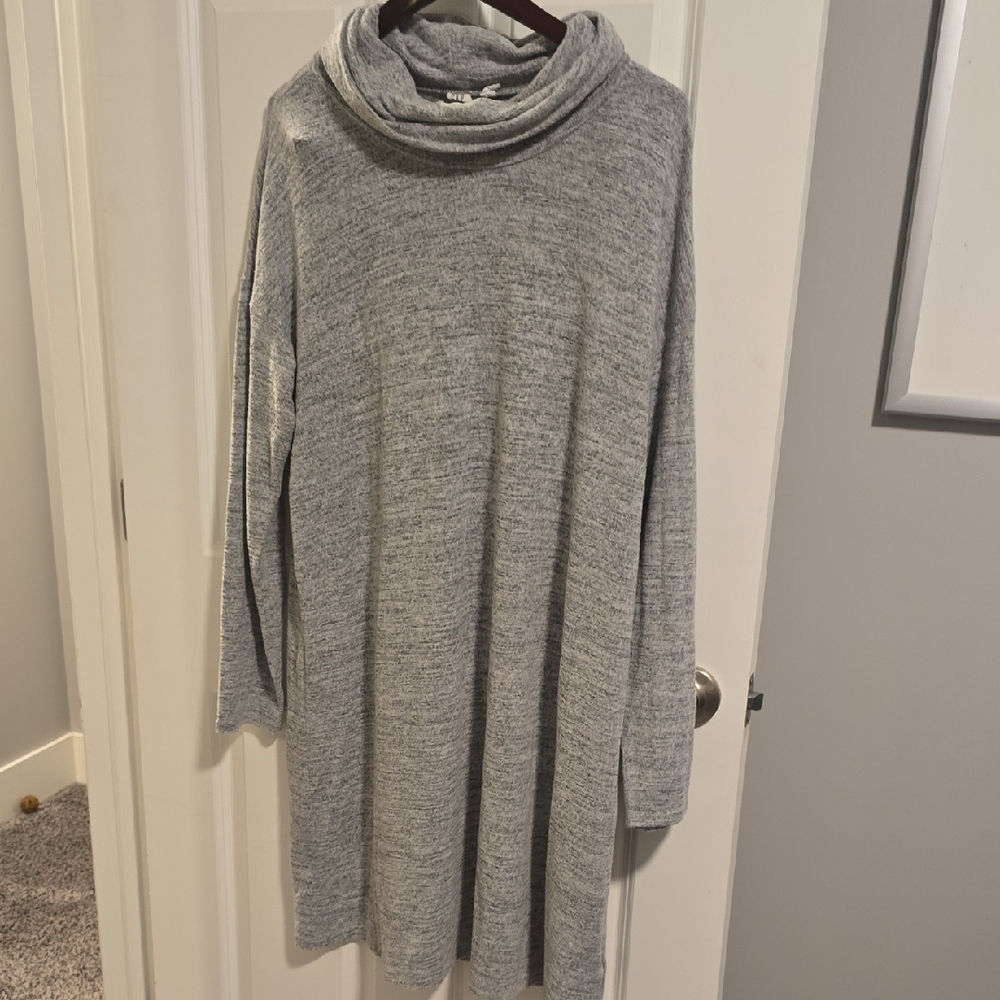 GAP Light Gray Cowl Neck Sweater